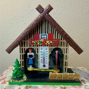 Vintage German Black Forest Weather House
